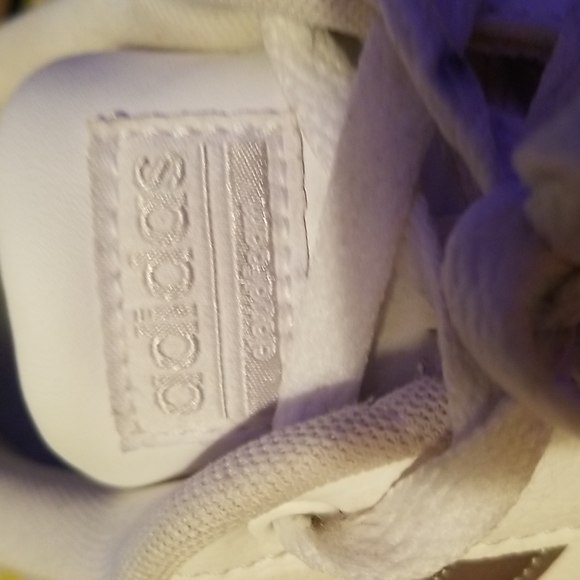 ADIDAS CLASSIC STRIPES LEATHER UPPER ORTHOLITE FLOAT INSOLE SNEAKERS SZ 8 - Picture 2 of 10